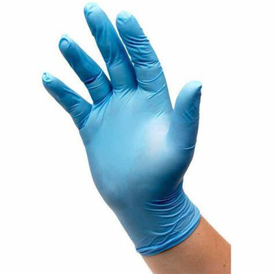 X LARGE BLUE VINYL PW GLOVES